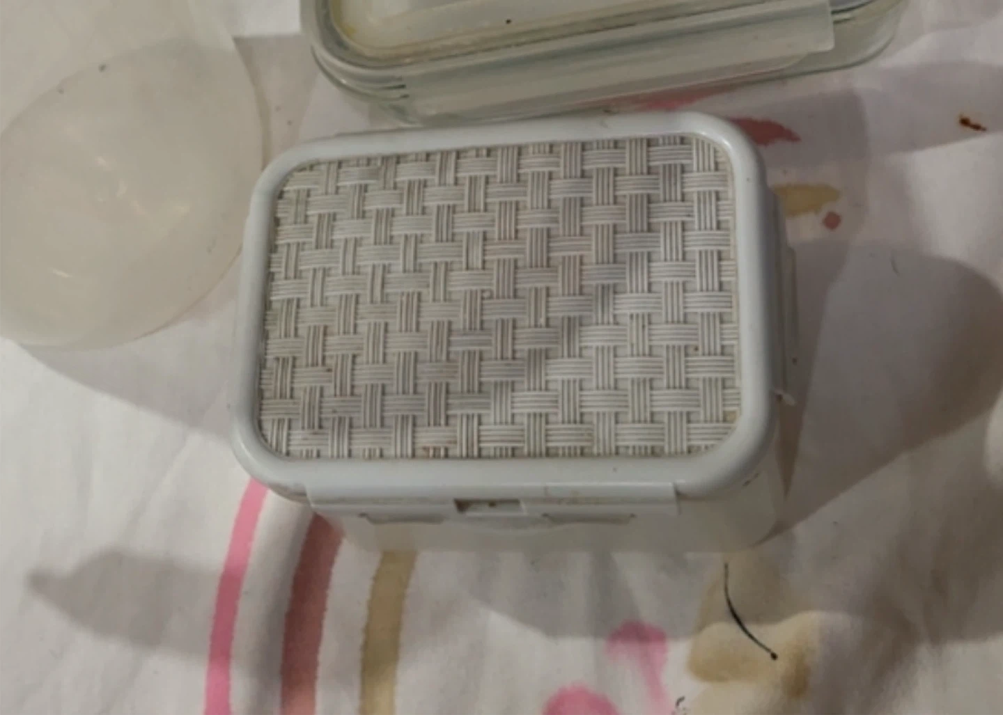 One Woven-Look Storage Container - photo 3