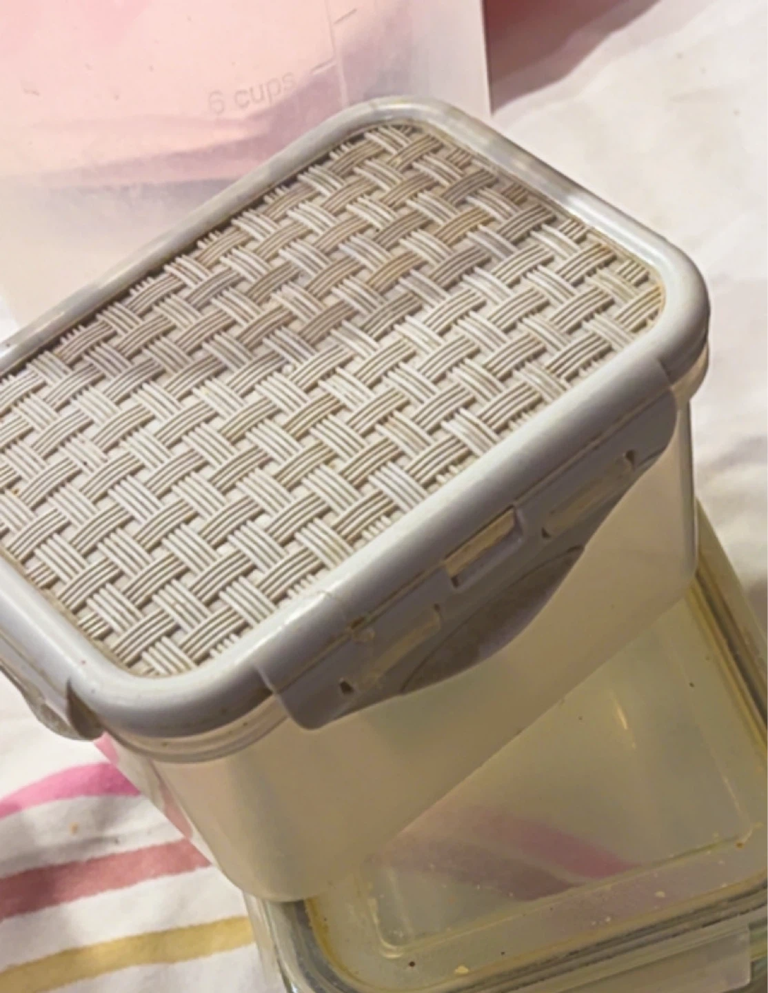 One Woven-Look Storage Container - photo 4