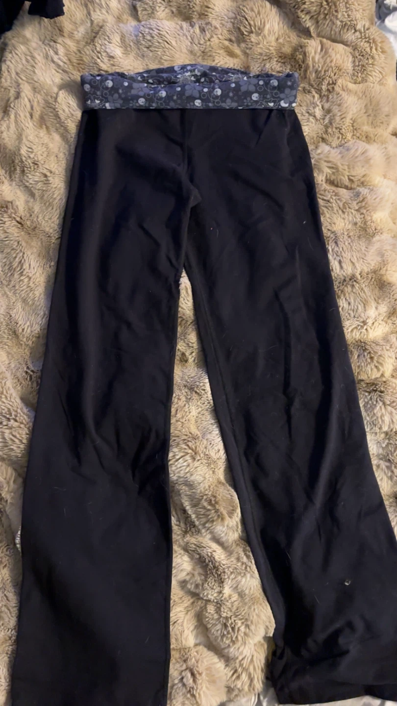 Tuff Athletics Black Fold over Yoga Pants - photo 2