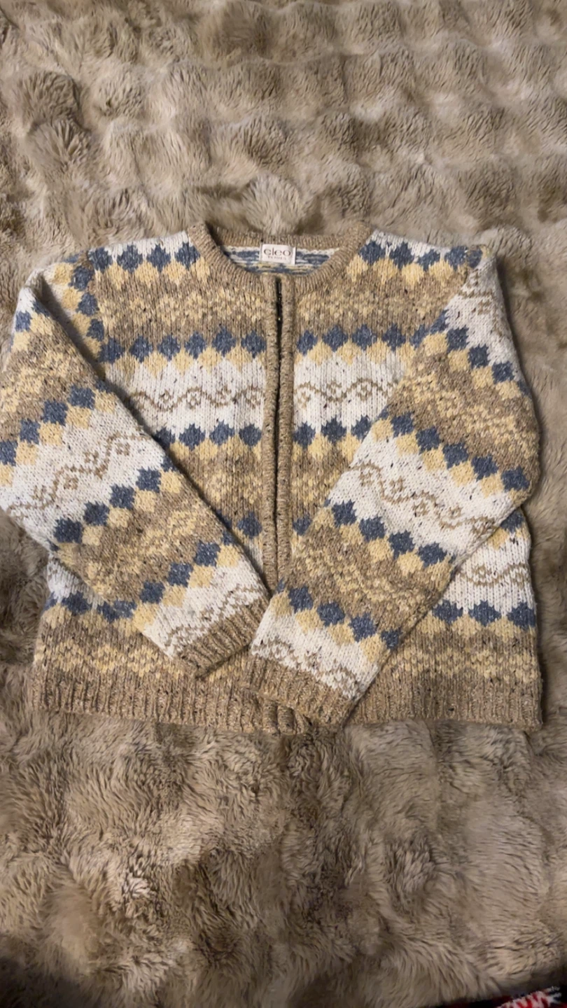 Patterned Zip-Up Cardigan - photo 3