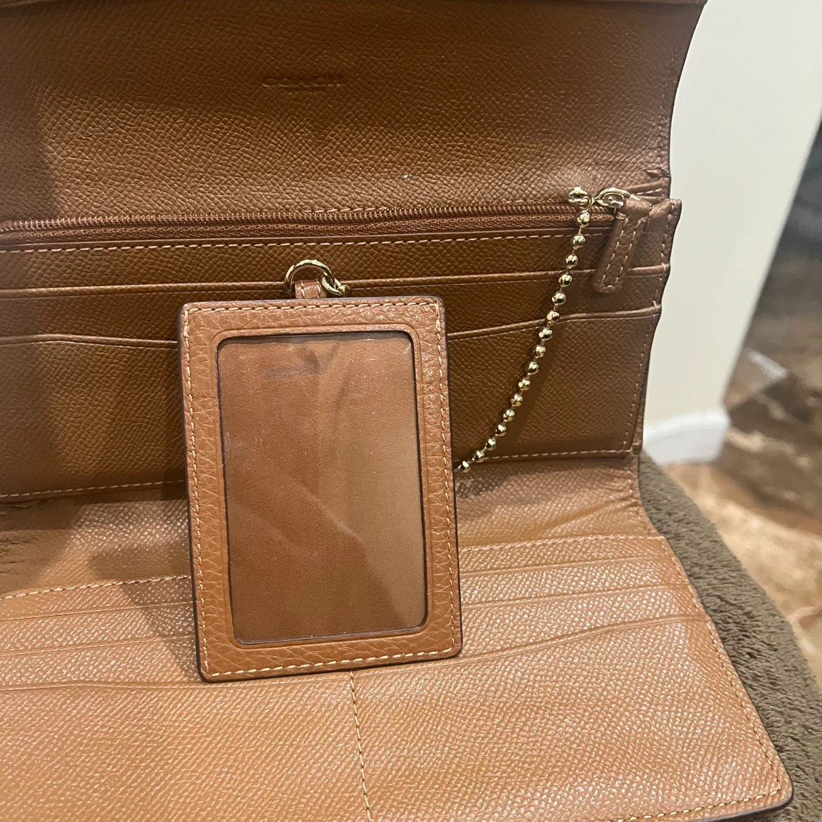 Coach Leather Long Wallet - photo 4