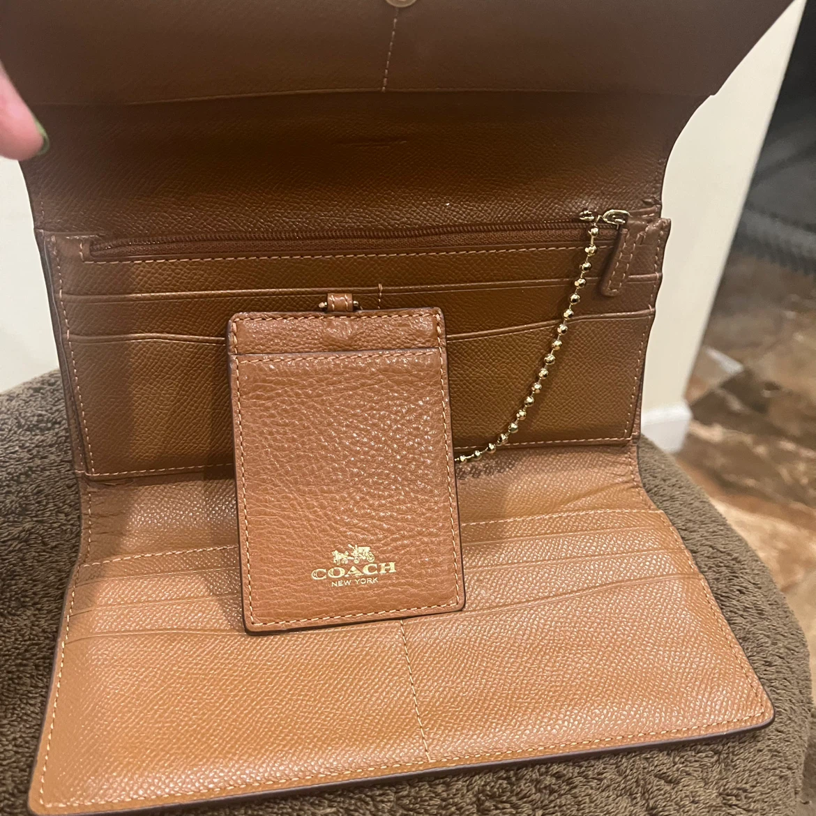 Coach Leather Long Wallet - photo 5