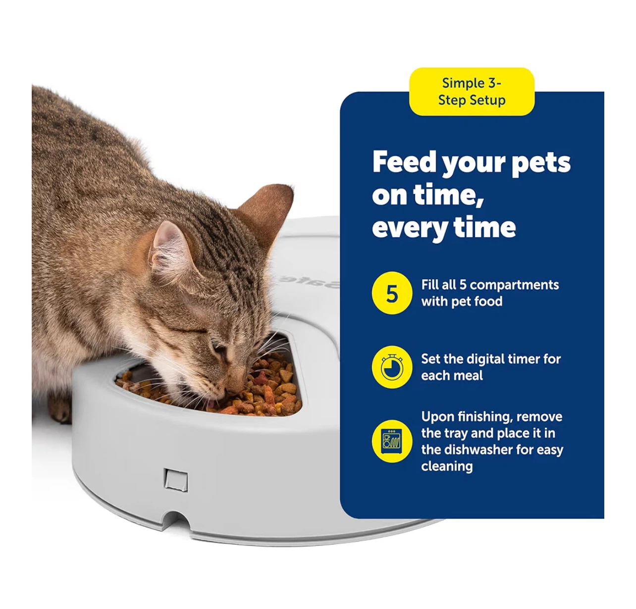 PetSafe 5 Meal Automatic Pet Feeder - photo 4