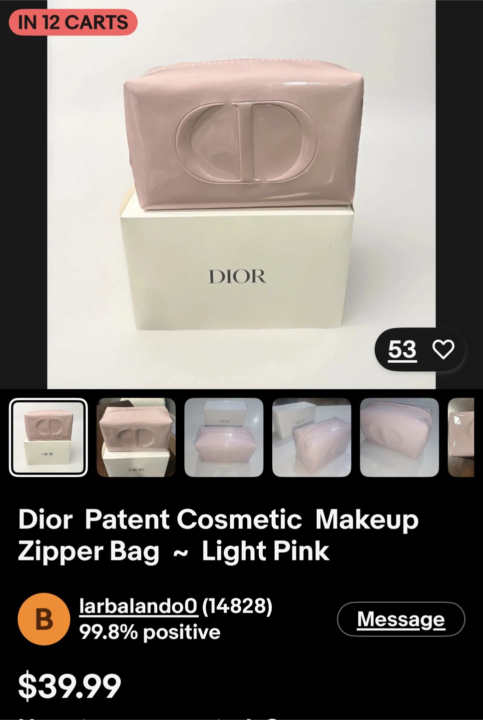 Christian Dior Makeup Bag - photo 3