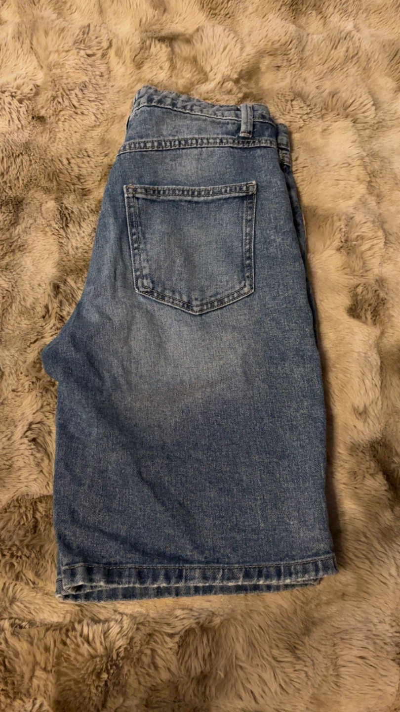 Denim High Rise Jorts - photo 2