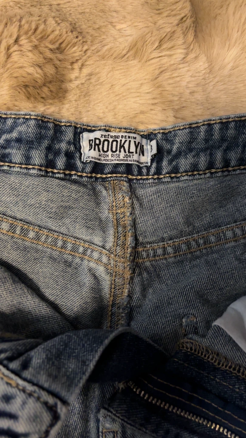 Denim High Rise Jorts - photo 3