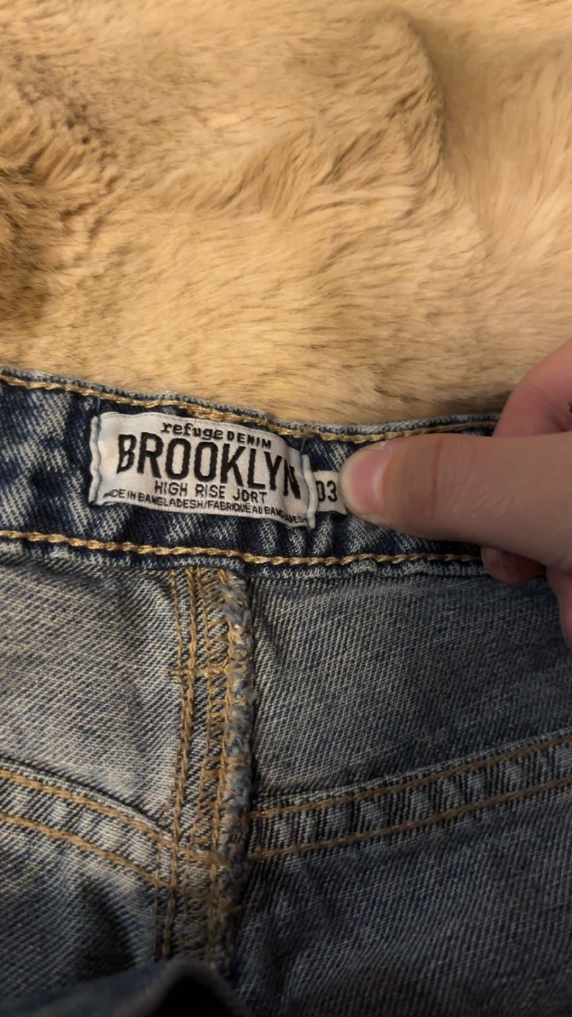 Denim High Rise Jorts - photo 4
