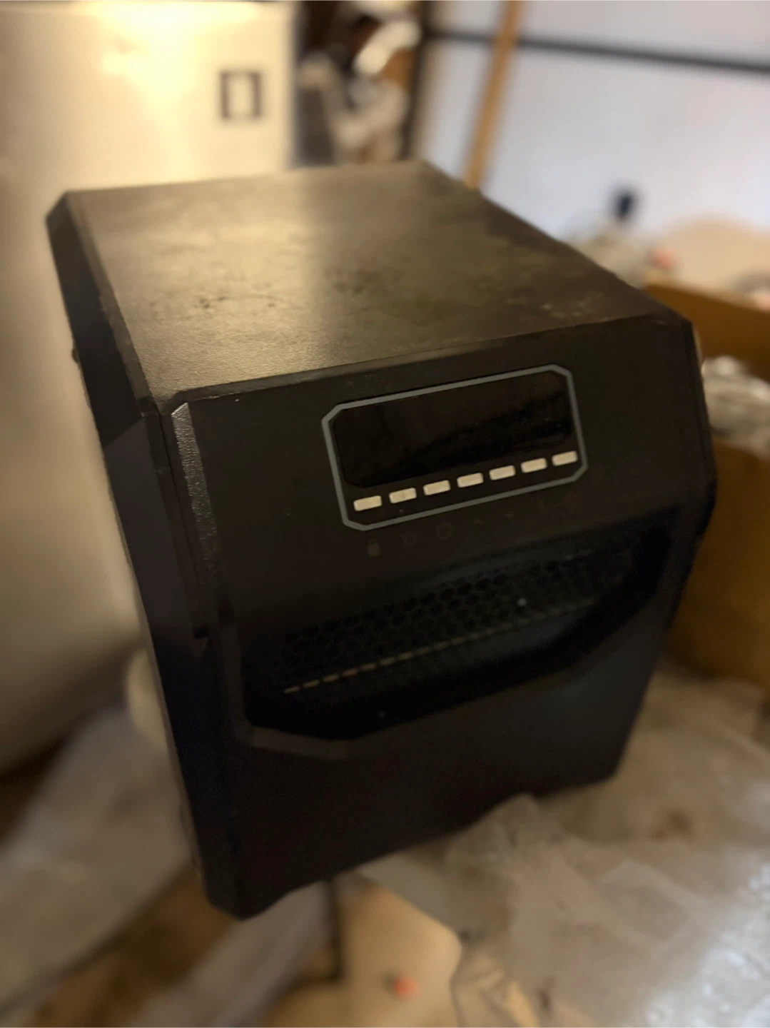 Black Electric Space Heater