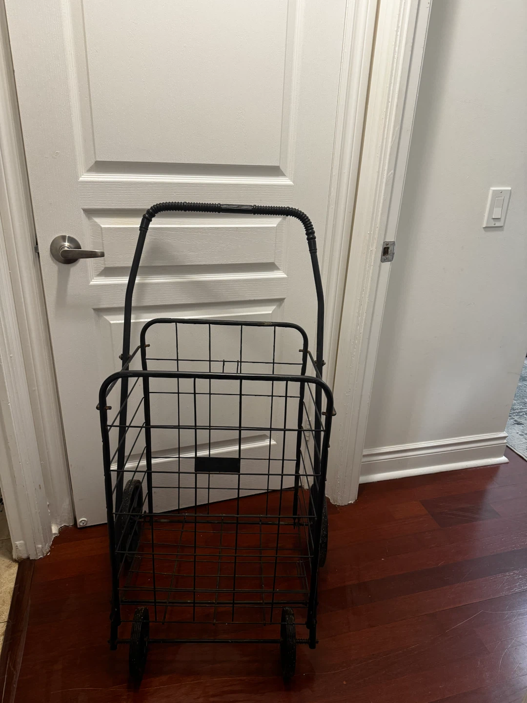 Black Wire Shopping Cart - photo 2