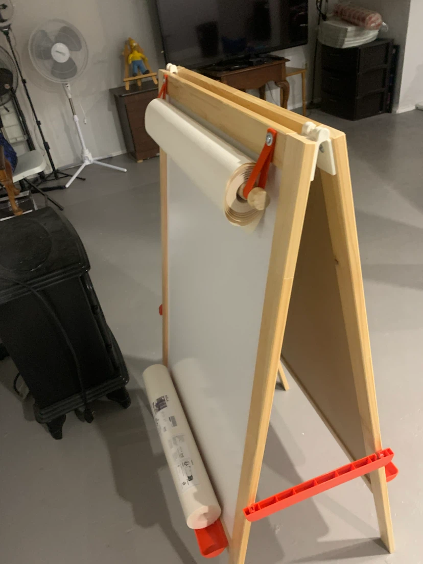 IKEA MÅLA Kids Easel with 2 papers roll