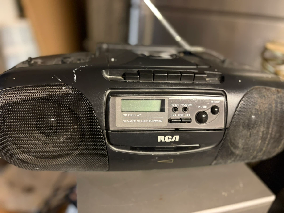 RCA Portable CD and Cassette Player Boombox