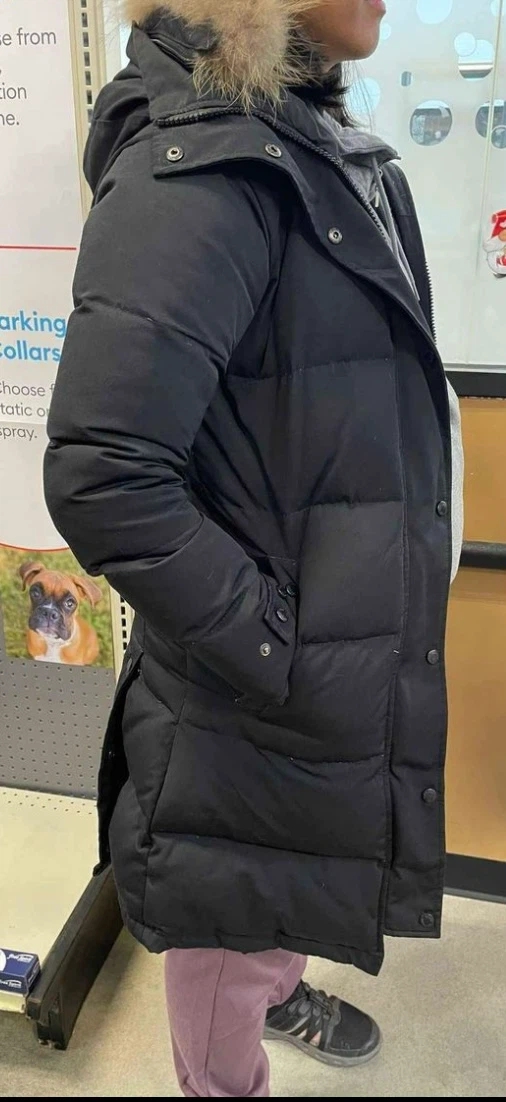 Women Black Down Parka XS - photo 4