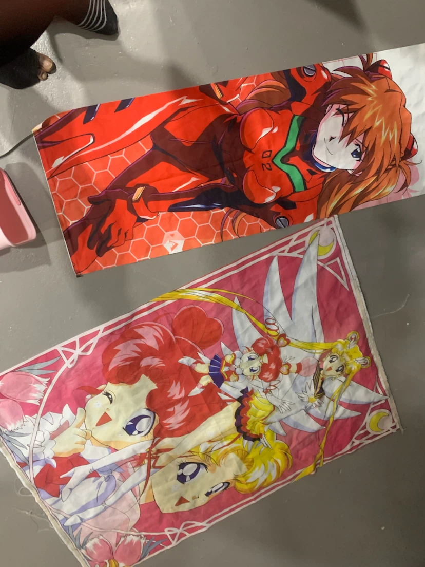 Neon Genesis Evangelion and Sailor Moon Wall Scrolls