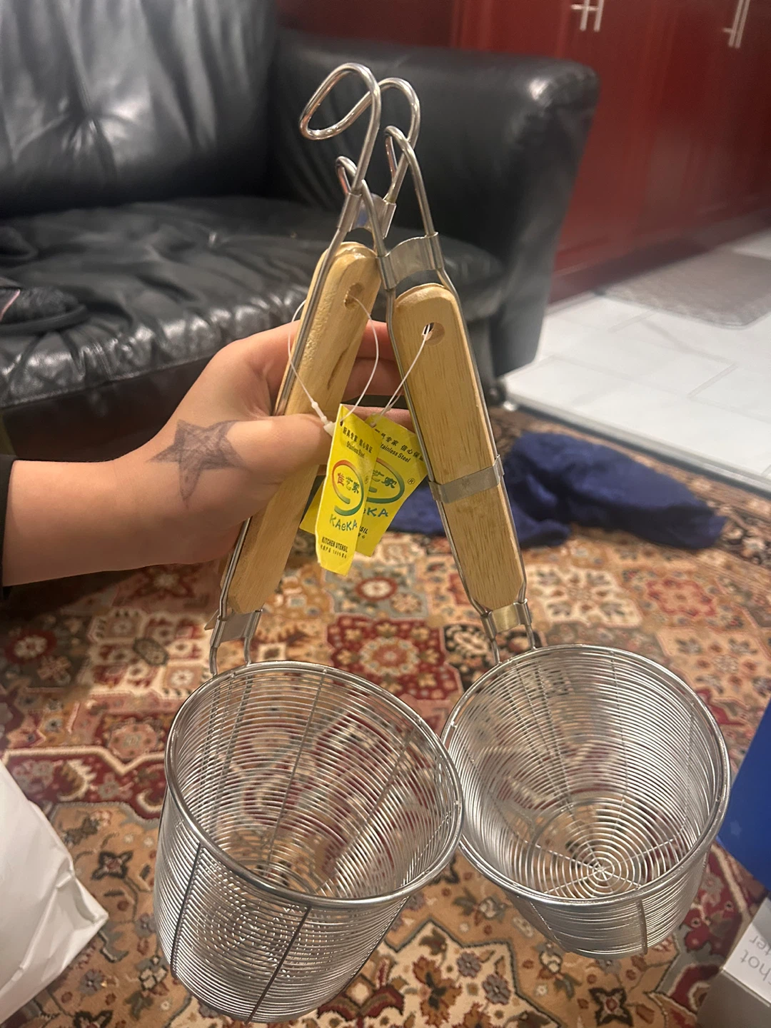 KaEka Stainless Steel Noodle Strainers