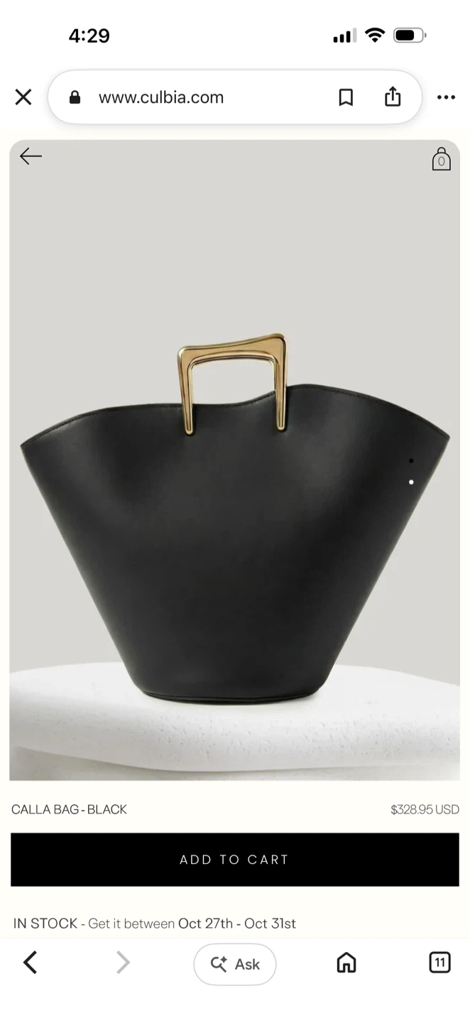 Culbia Calla Bag - Black