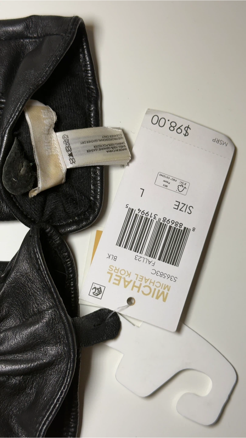 Michael Kors Astor Studded Leather Tech Gloves - photo 2