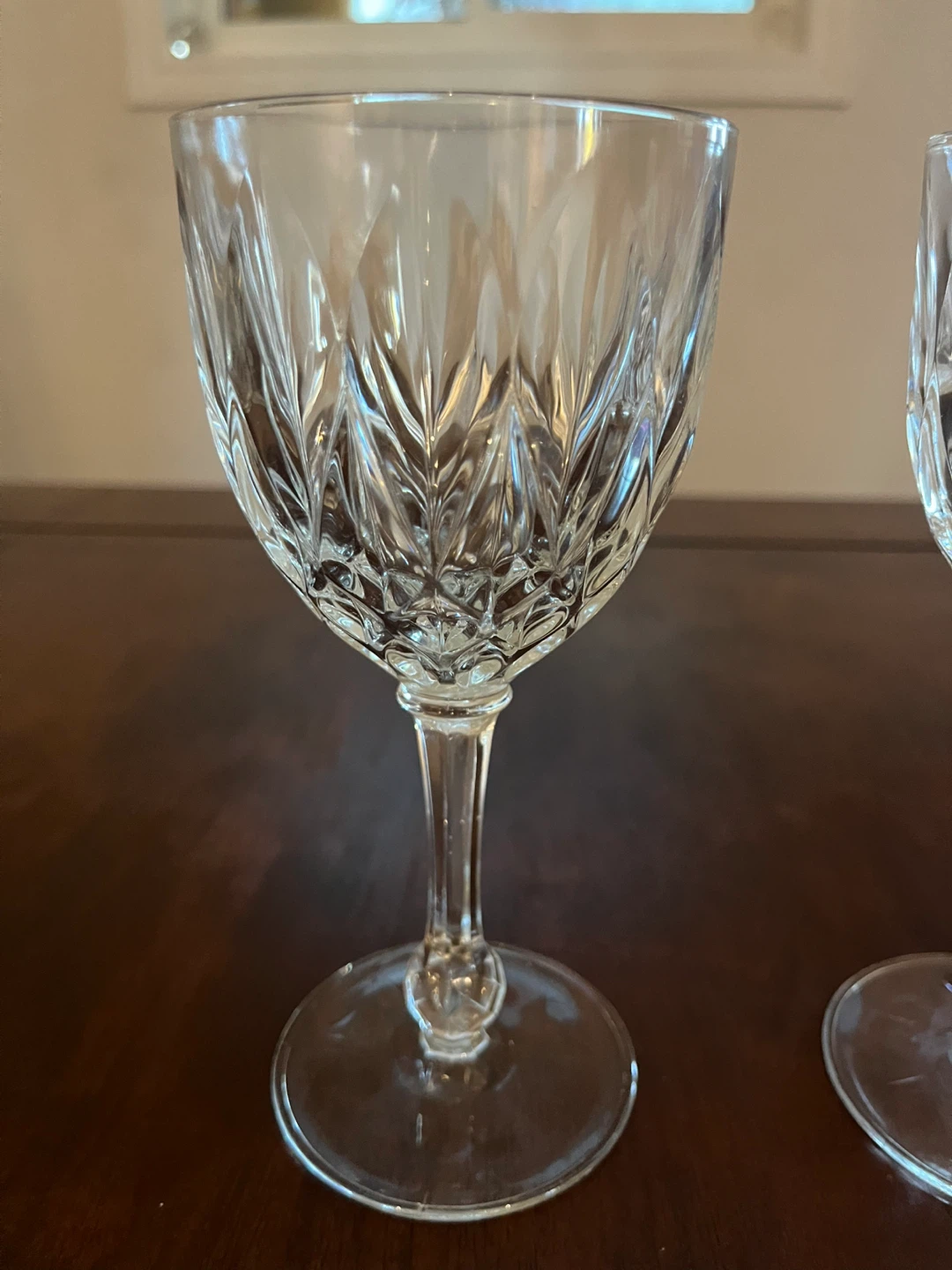 Set of 2 Crystal Wine Glasses - photo 2