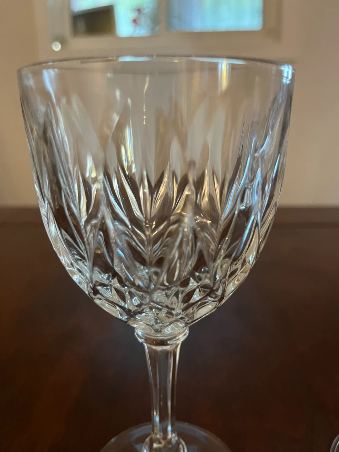 Set of 2 Crystal Wine Glasses - photo 3