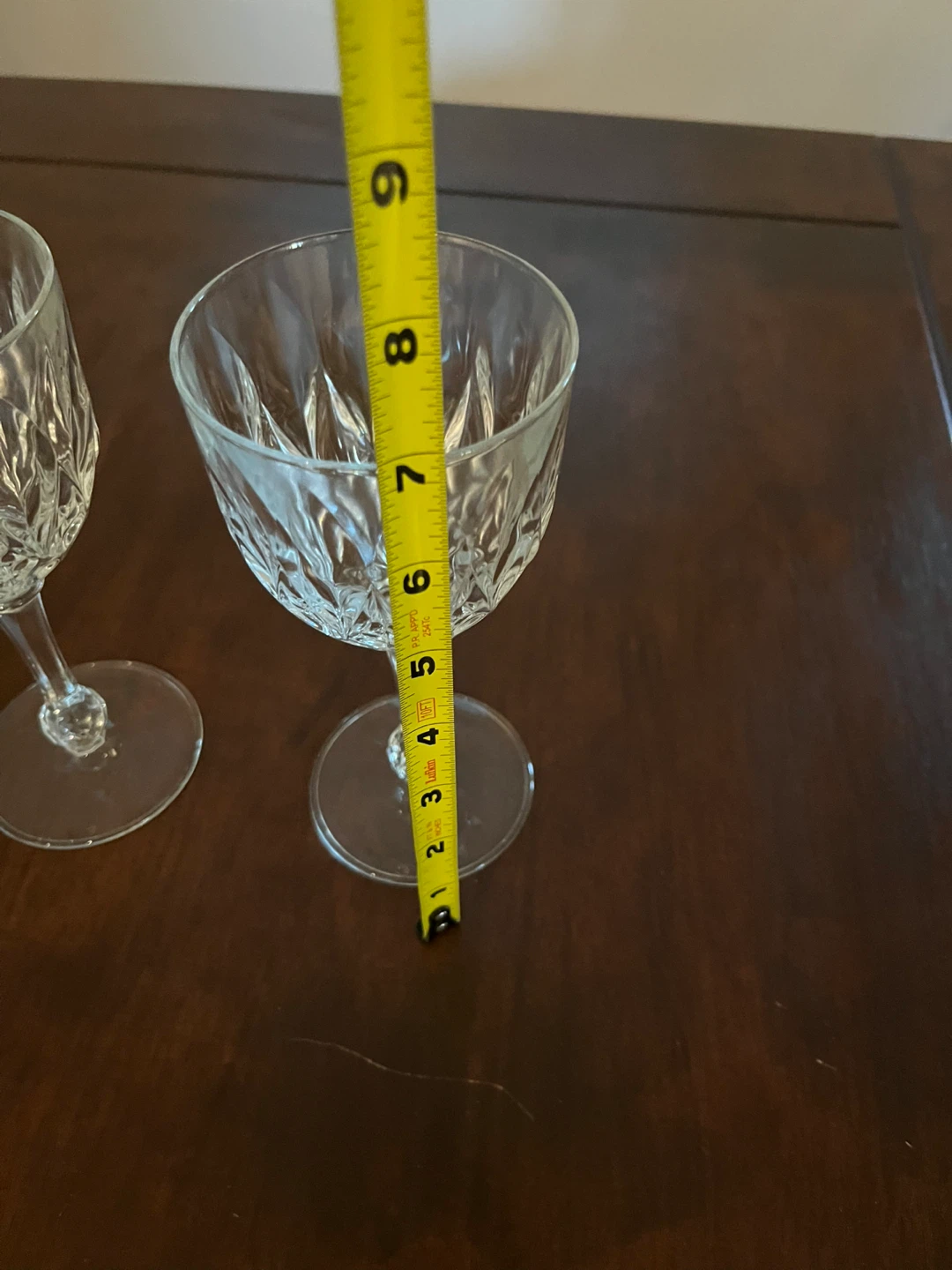 Set of 2 Crystal Wine Glasses - photo 5