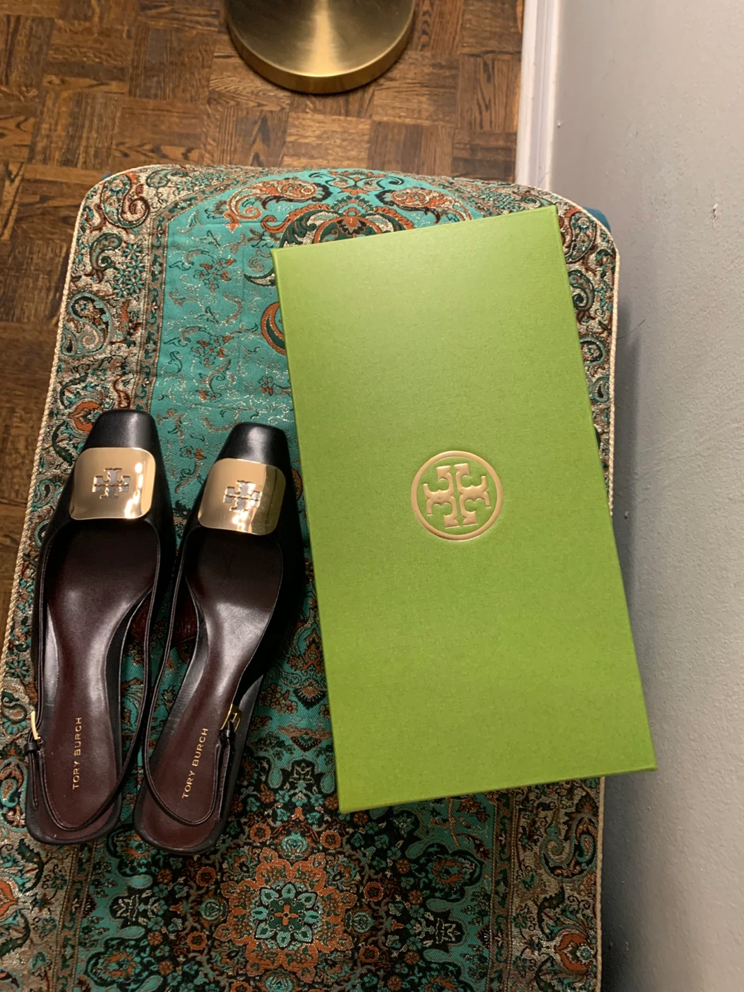 Tory Burch Georgia Slingback Pumps - Black - photo 2