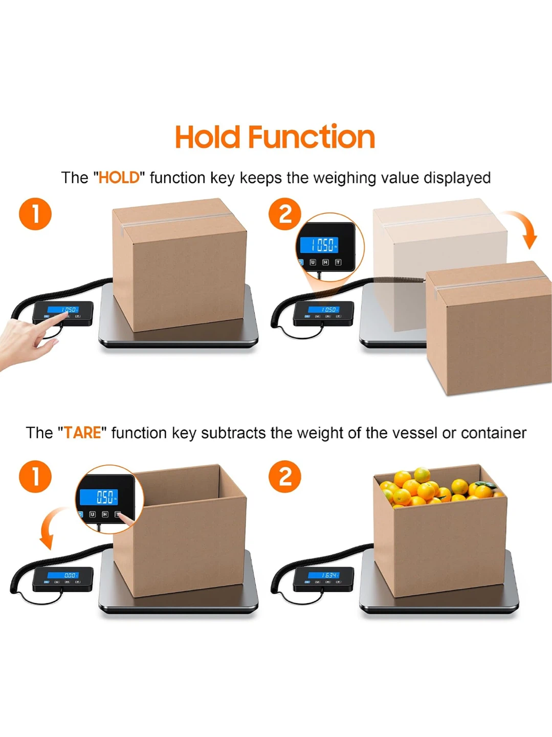 Bahilok Digital Shipping Scale 200kg - photo 4