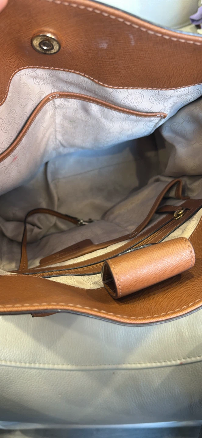 Michael Kors Tan Leather Tote Bag - photo 5
