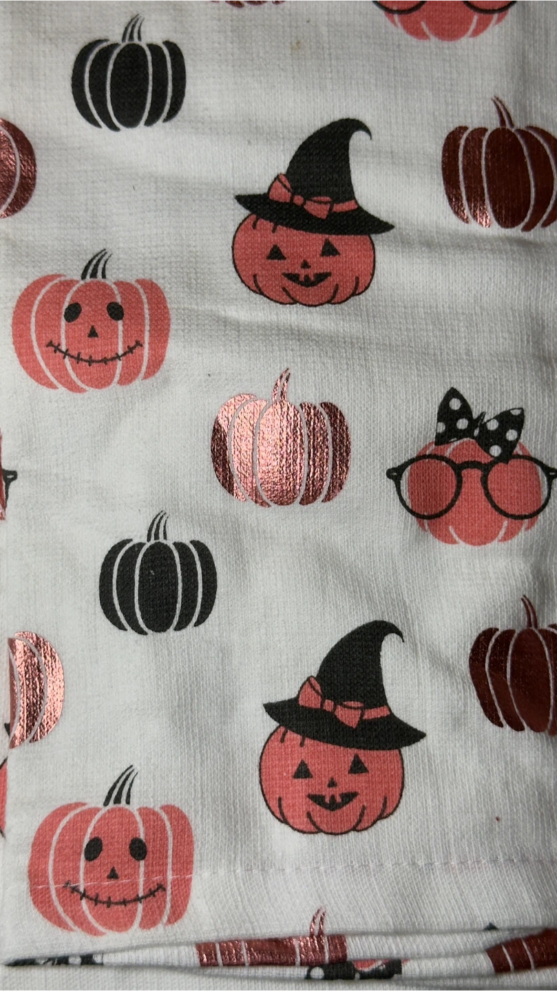 Halloween Pumpkin Kitchen Towels - photo 3