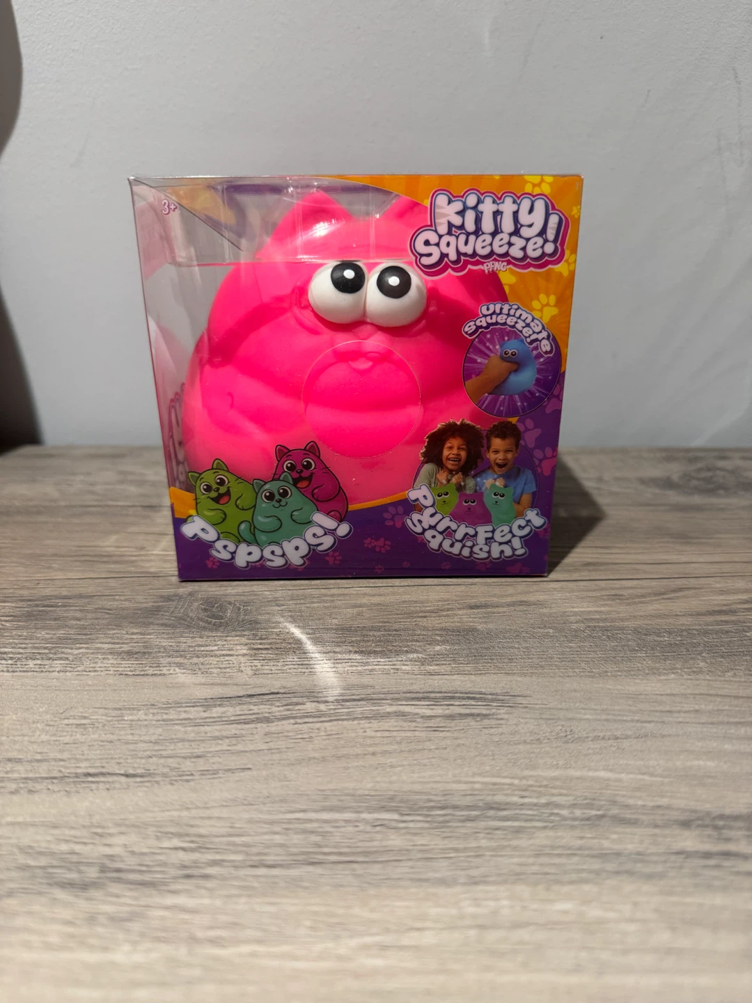 Kitty Squeeze Pink Toy