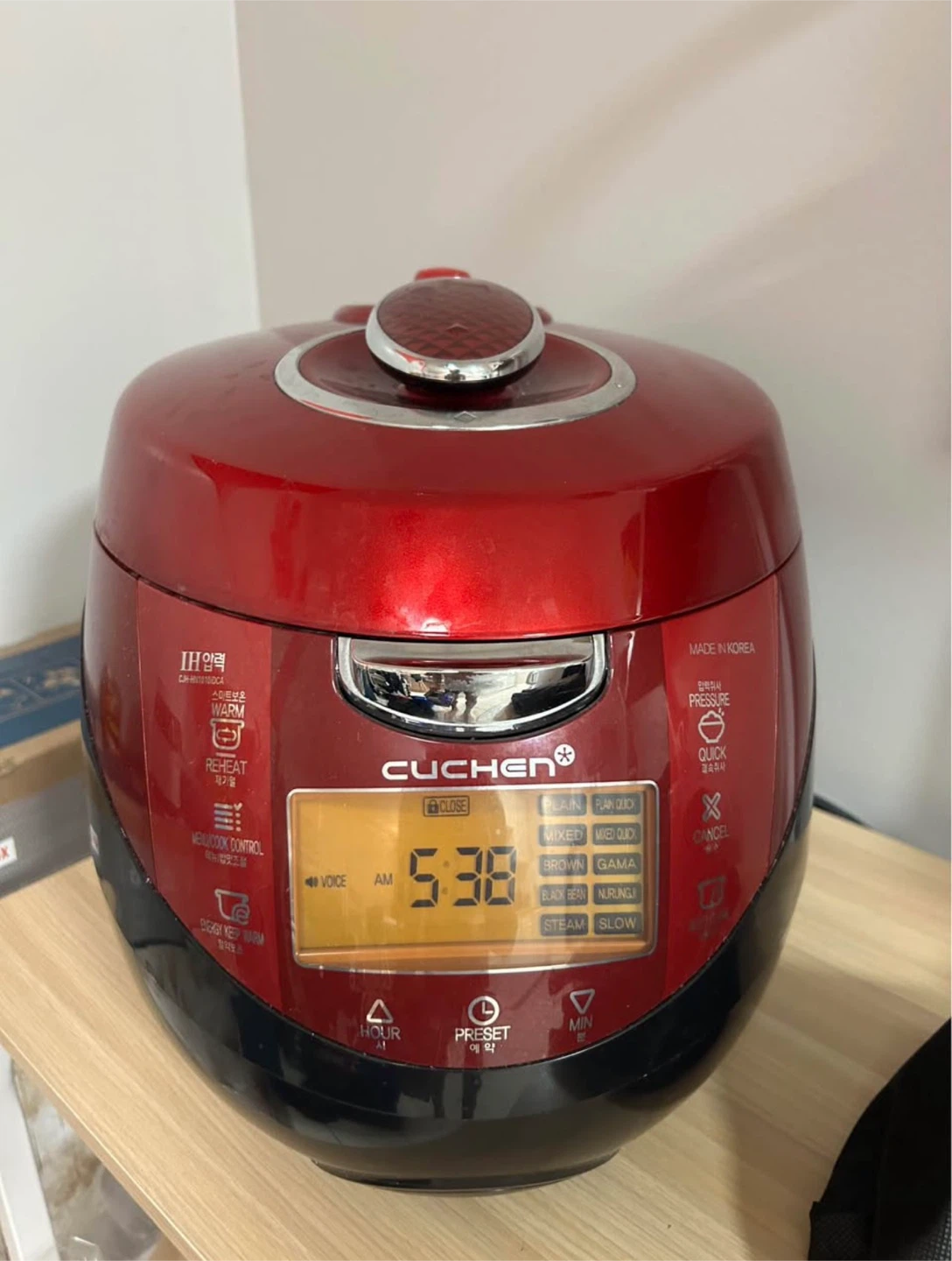 Cuchen 10-Cup IH Pressure Rice Cooker