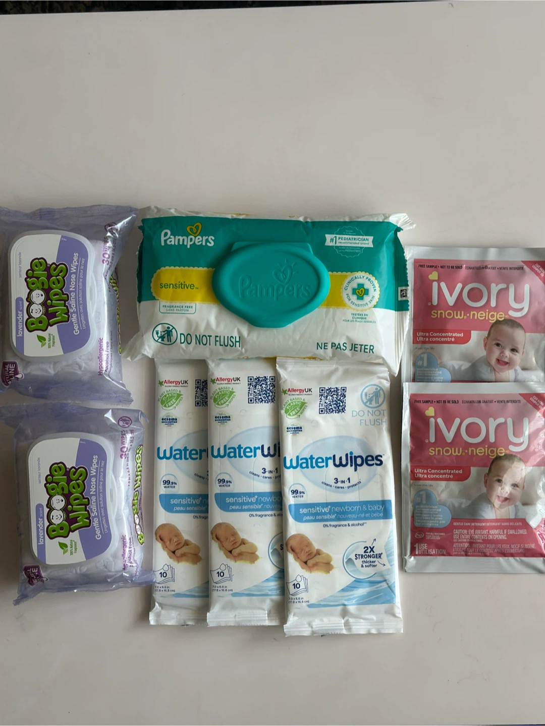 FREE: Baby Wipes & Laundry Detergent Sample Pack