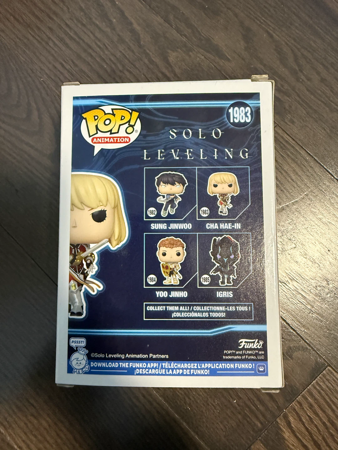 Funko Pop Animation Solo Leveling Cha Hae-In 1983 - photo 3