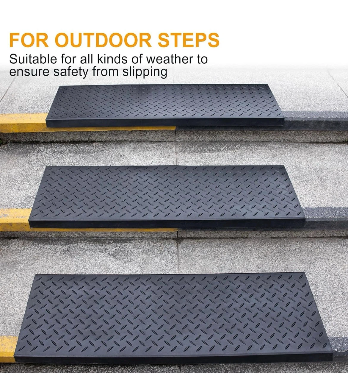Spurtar Rubber Stair Treads 35" x 9.85", 6 pack - photo 3