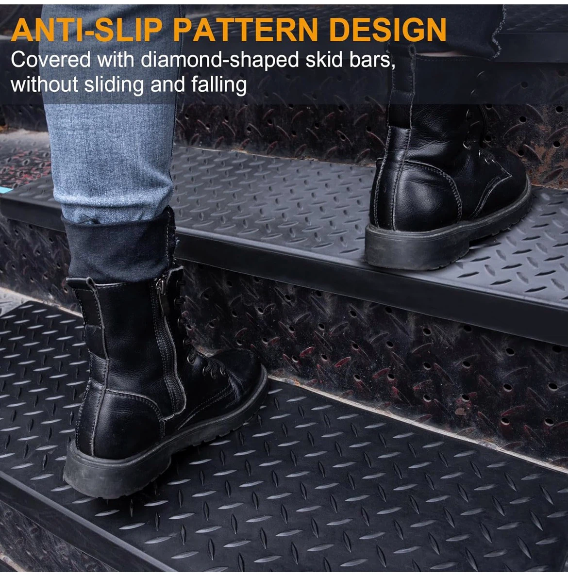 Spurtar Rubber Stair Treads 35" x 9.85", 6 pack - photo 5