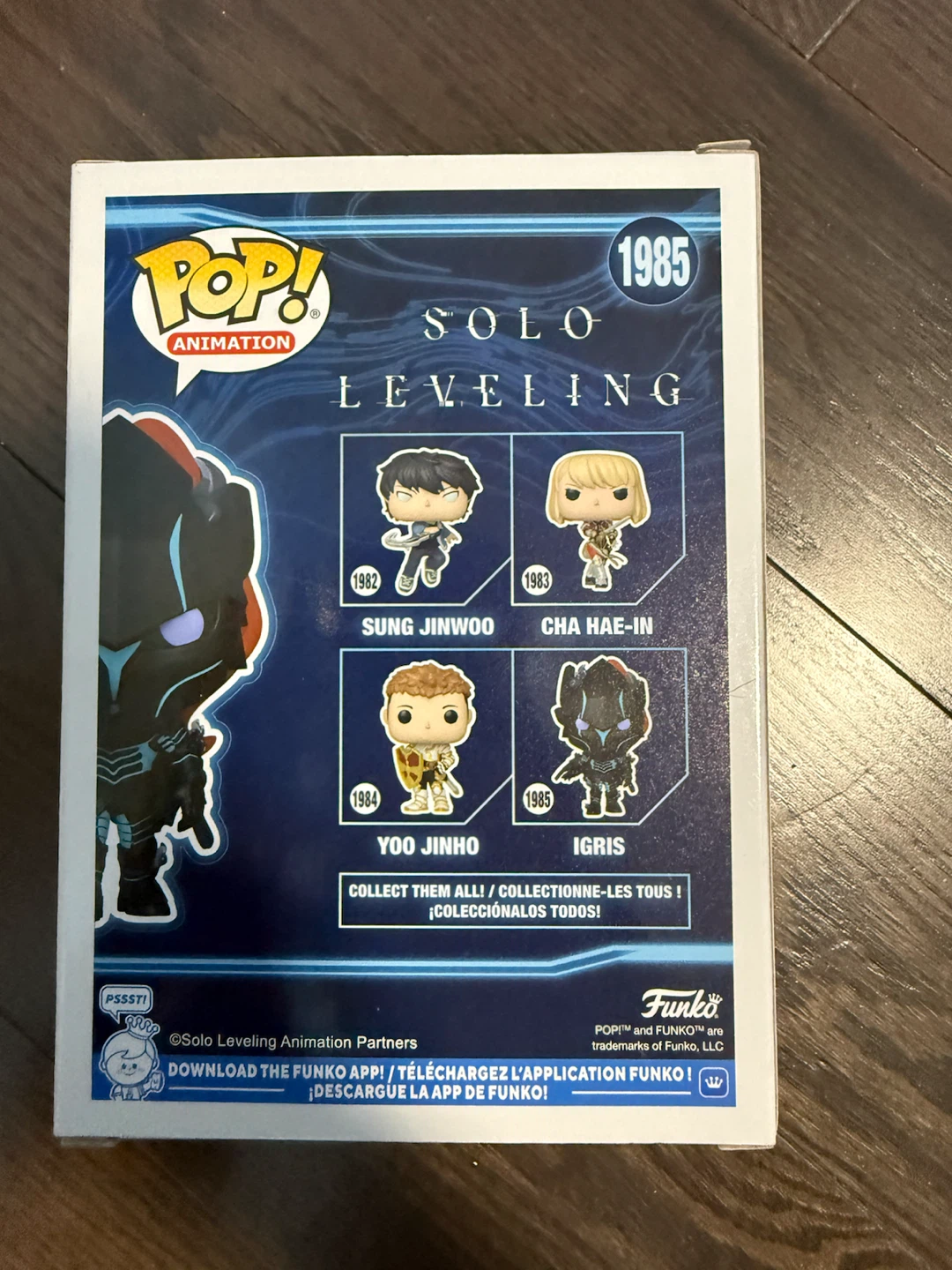 Funko Pop Animation Solo Leveling Igris 1985 - photo 3