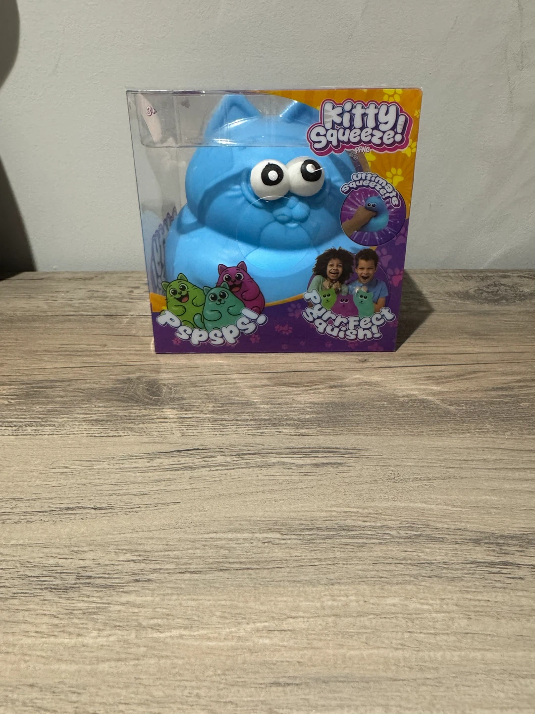 Kitty Squeeze Blue Cat Squishy Toy