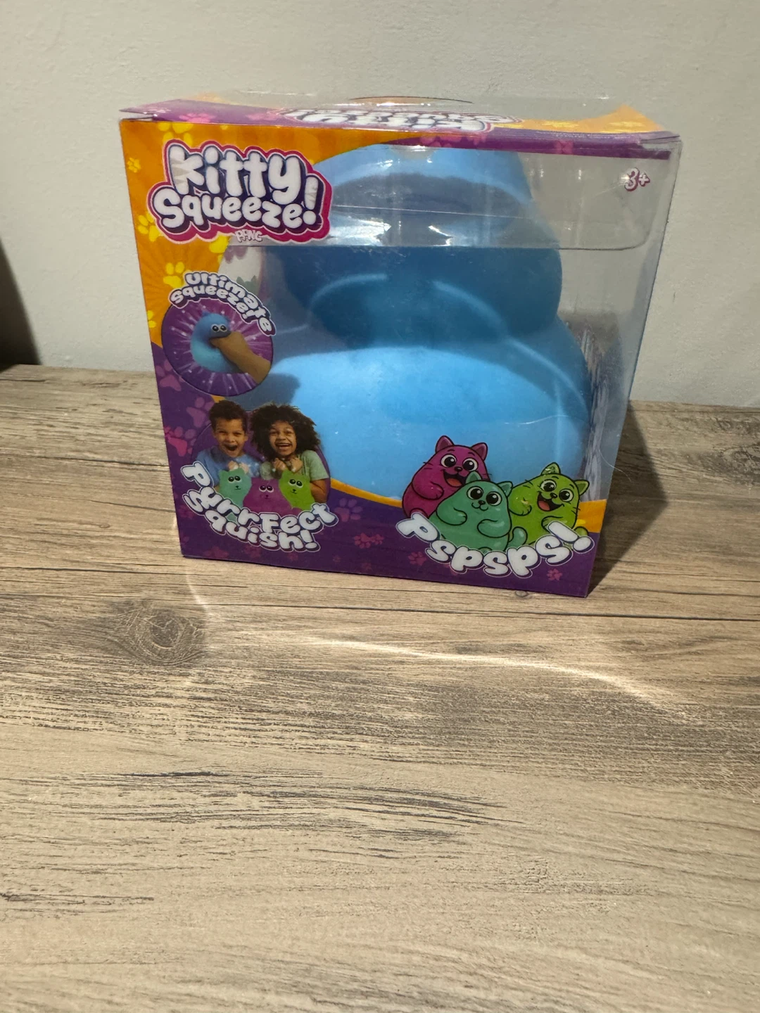 Kitty Squeeze Blue Cat Squishy Toy - photo 2