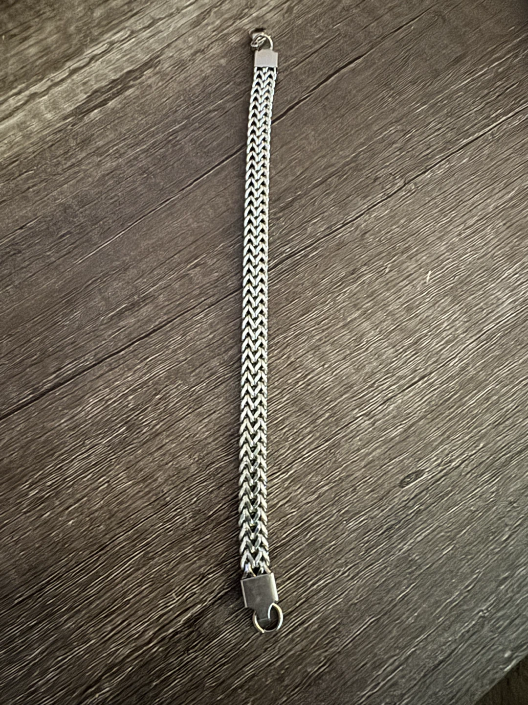 Silver-Tone Wheat Chain Bracelet - photo 3