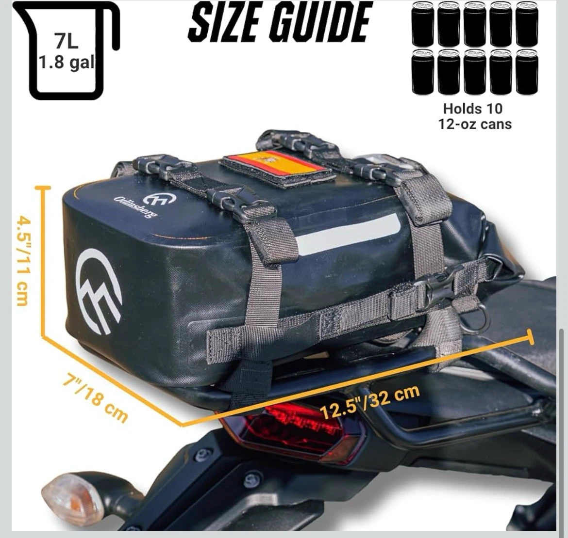 Odinsberg Ragnarok 7L Waterproof Motorcycle Bag - photo 3