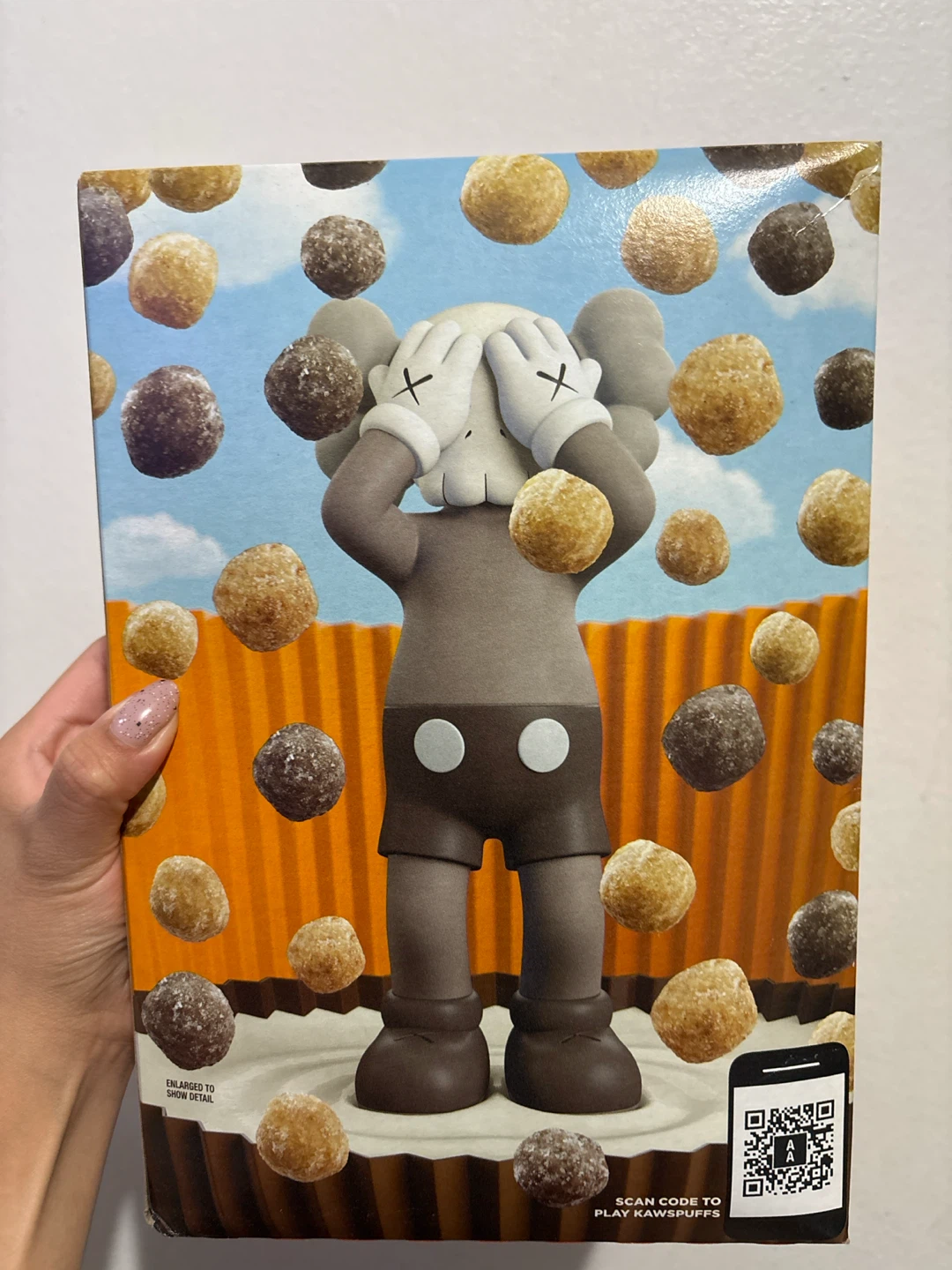 General Mills KAWS Reese's Puffs Cereal Box - photo 3