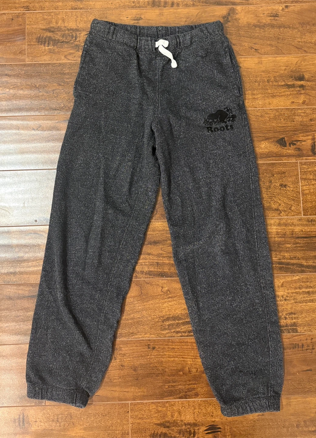 Roots Kids Size 12 Black Pepper Sweatpants