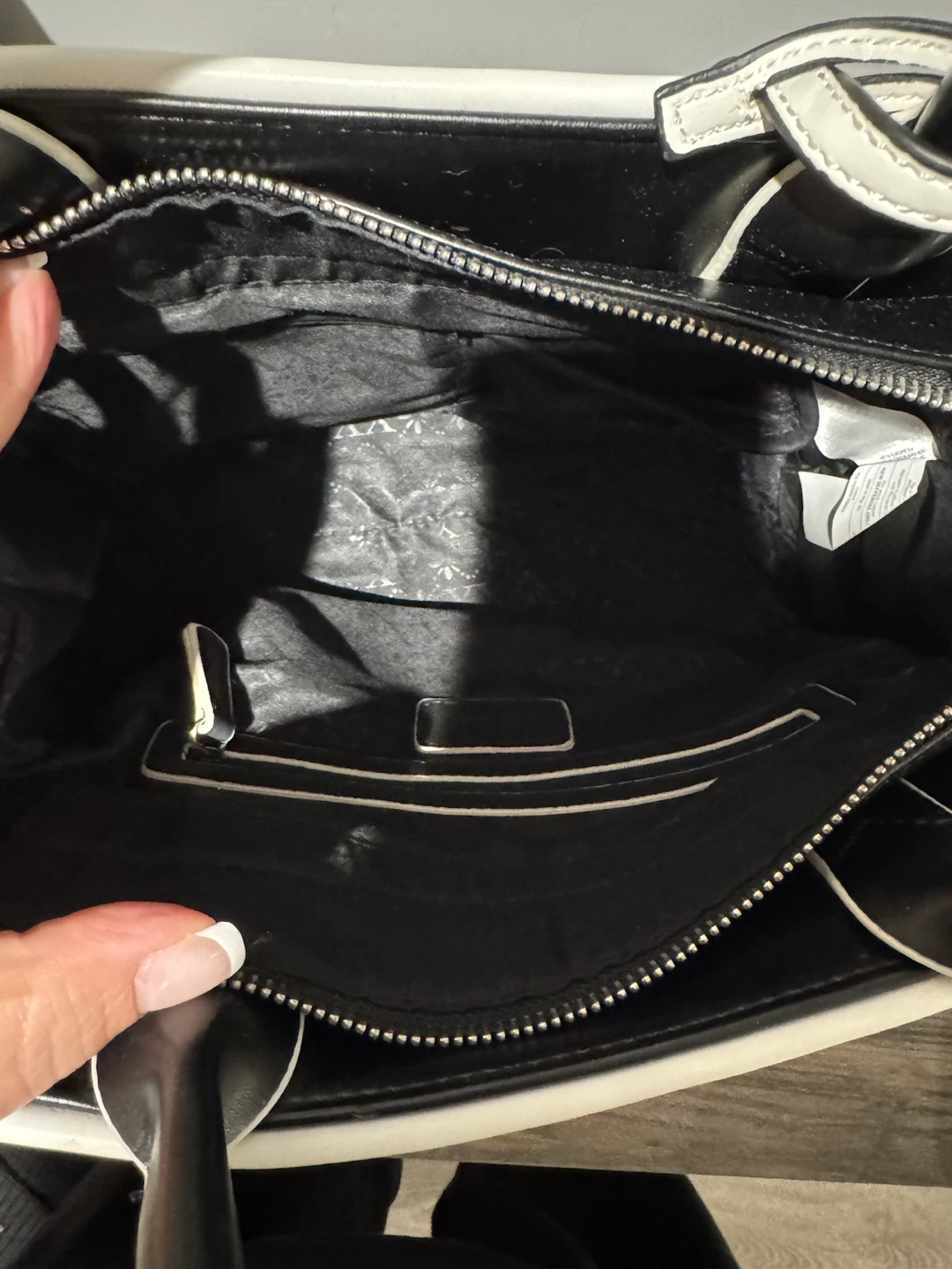 Mexx black and white handbag - photo 3