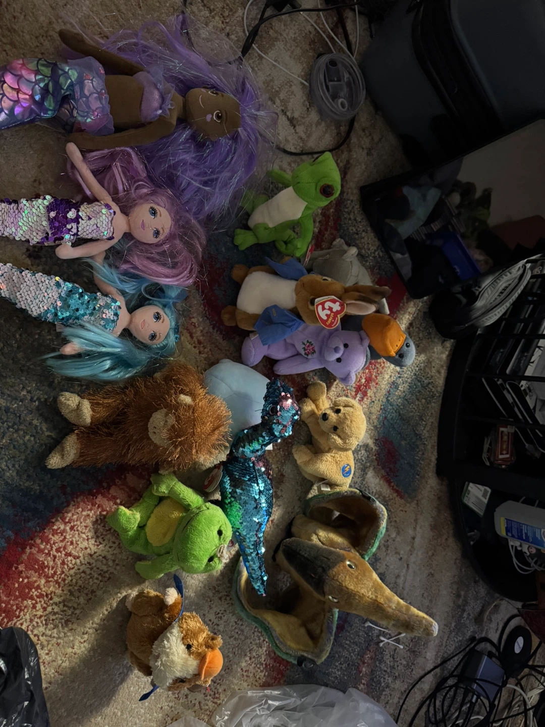 Large Collection of Ty Beanie Boos and Frizzys Plush Toys - photo 3