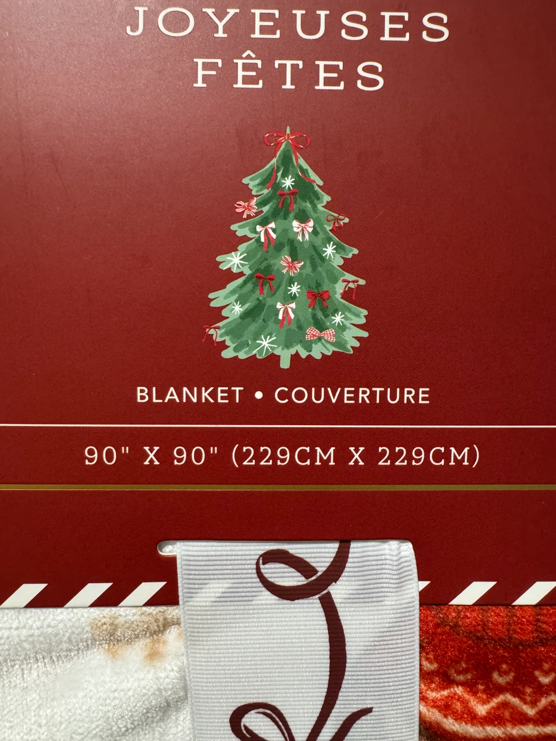 Happy Holidays Teddy Bear Print Blanket - photo 2