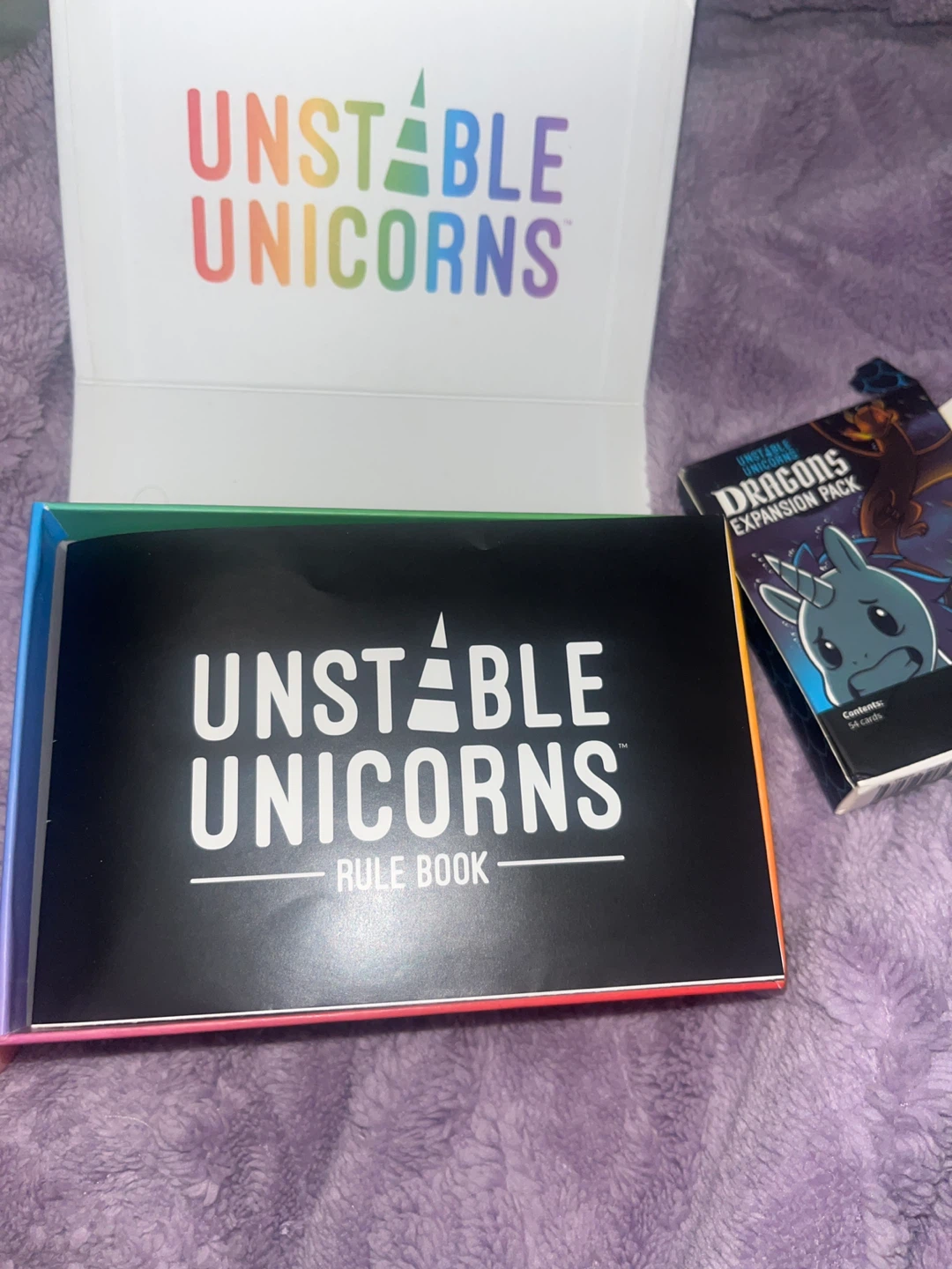 Unstable Unicorns Base Game plus Dragons Expansion - photo 2
