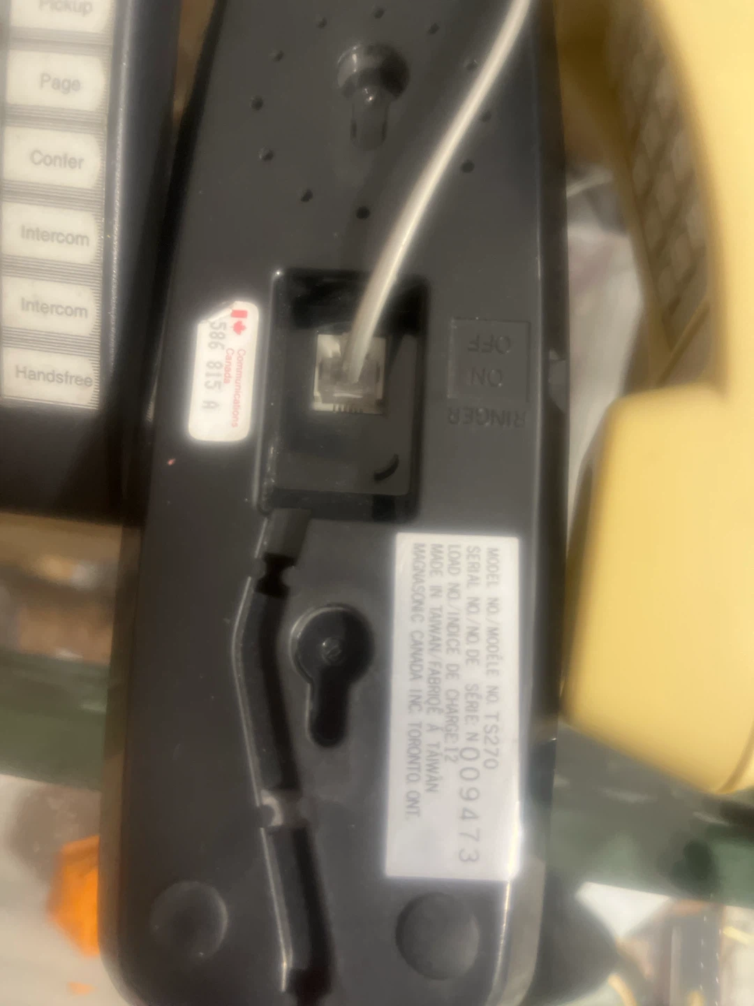 Magnasonic TS270 Wall Telephone - photo 3