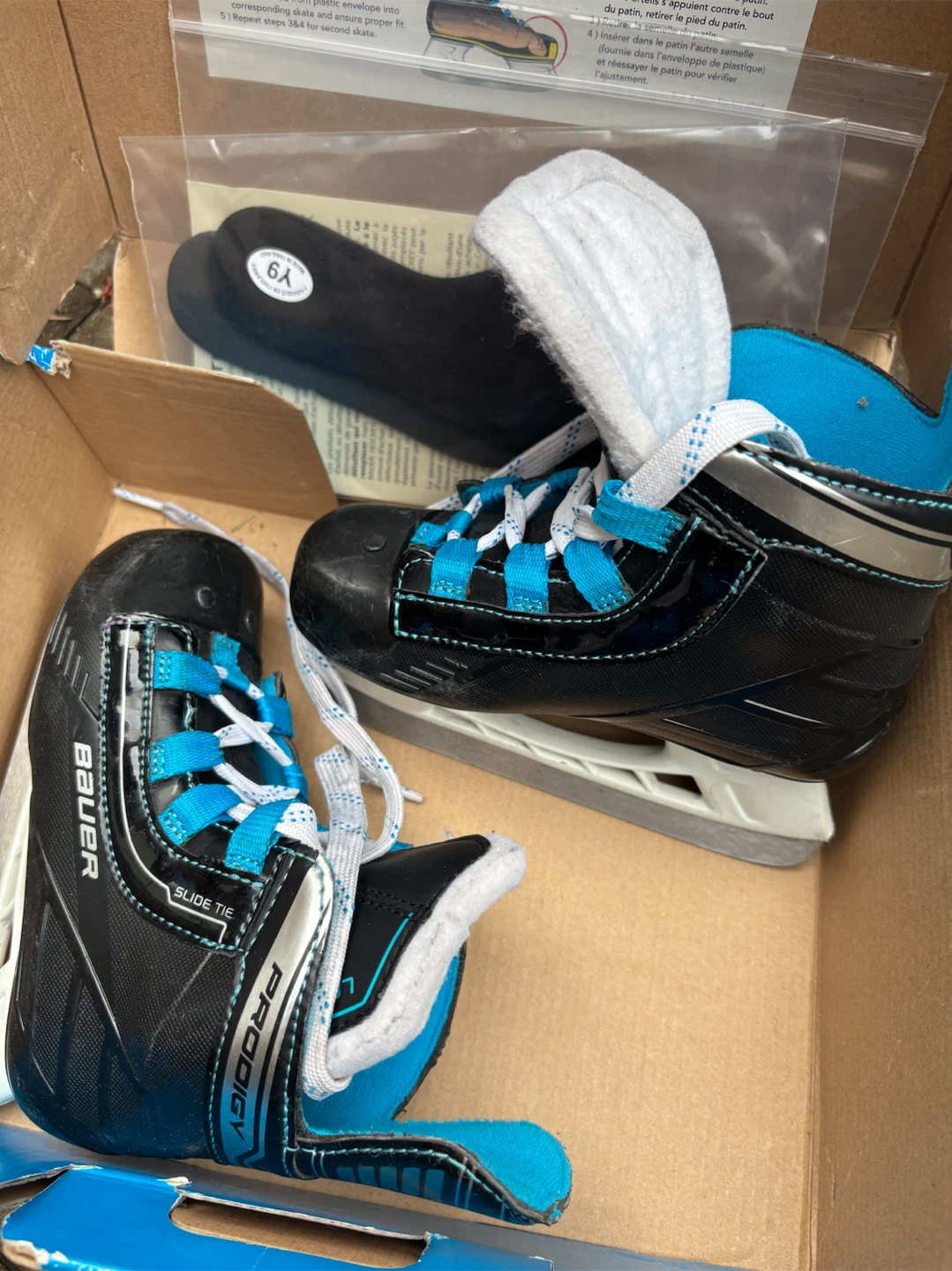 Bauer Prodigy Youth Hockey Skates YTH 8-9 - photo 4