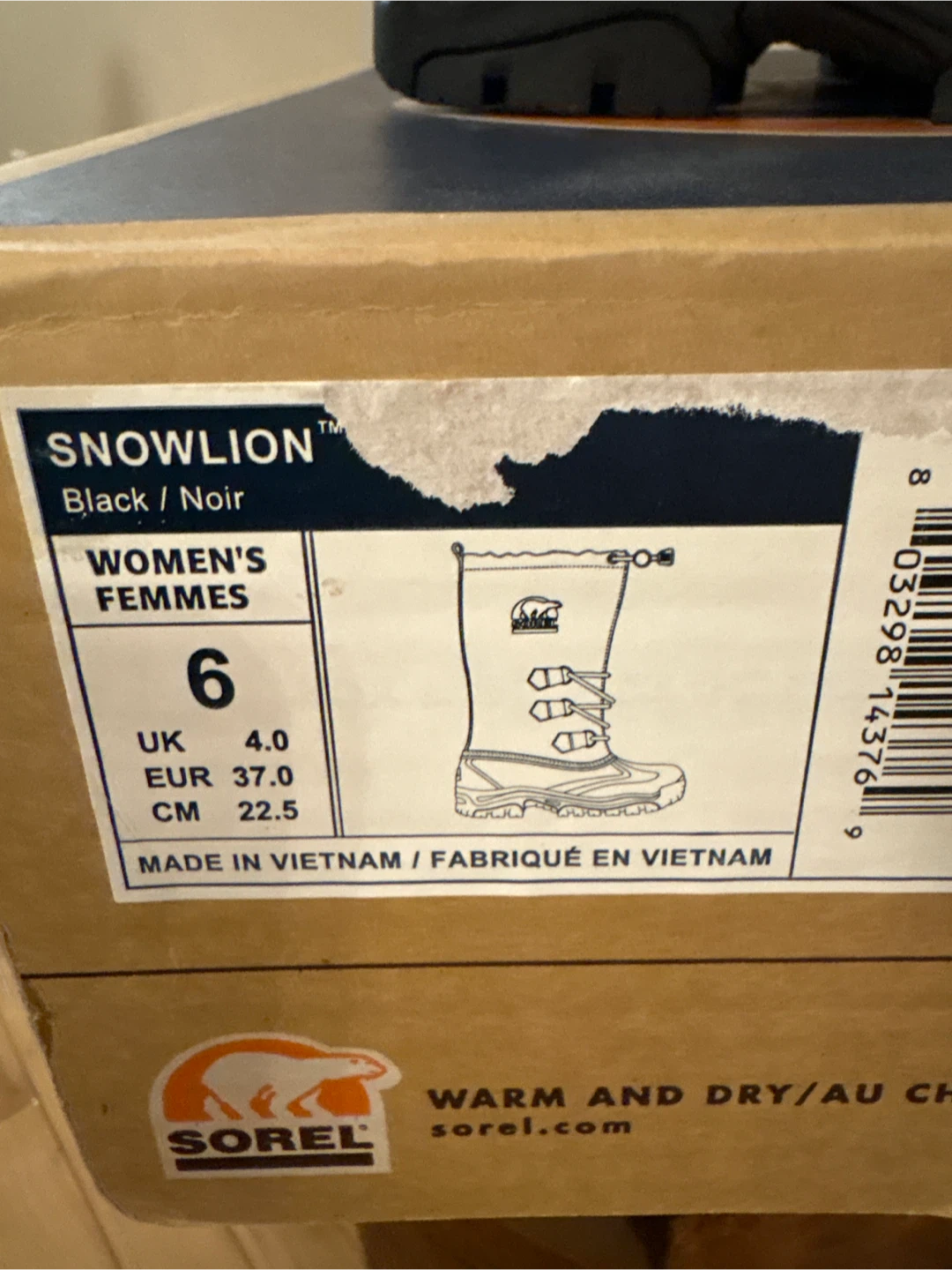 Sorel Snowlion Women's Boots Size 6 - photo 5
