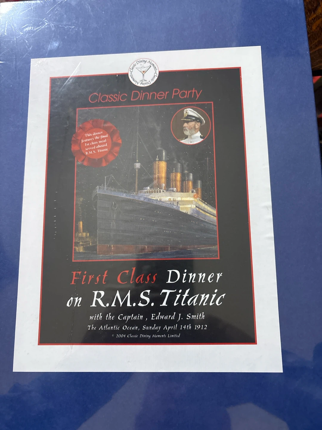 Classic Dining Moments First Class Dinner on R.M.S. Titanic