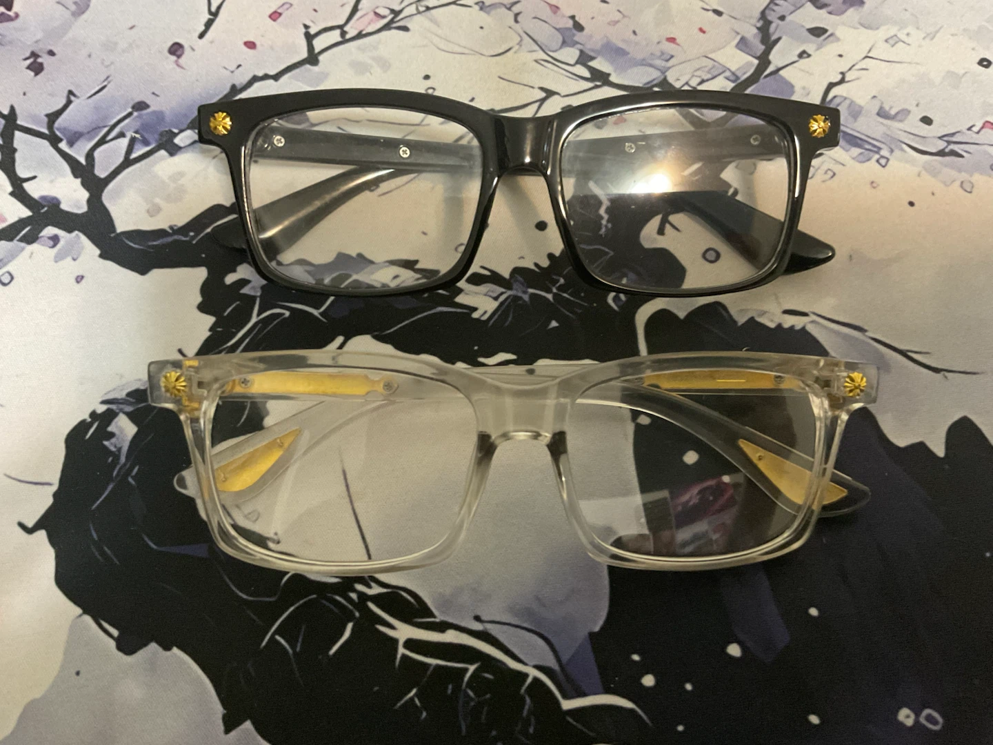 2 pairs Chrome heart glasses - photo 2