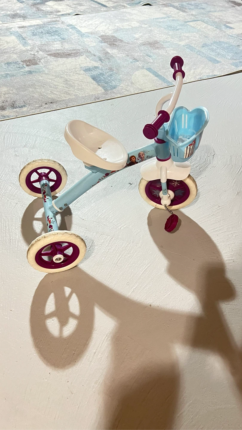 Disney Frozen Kids Tricycle 10 inch -Blue & White - photo 2
